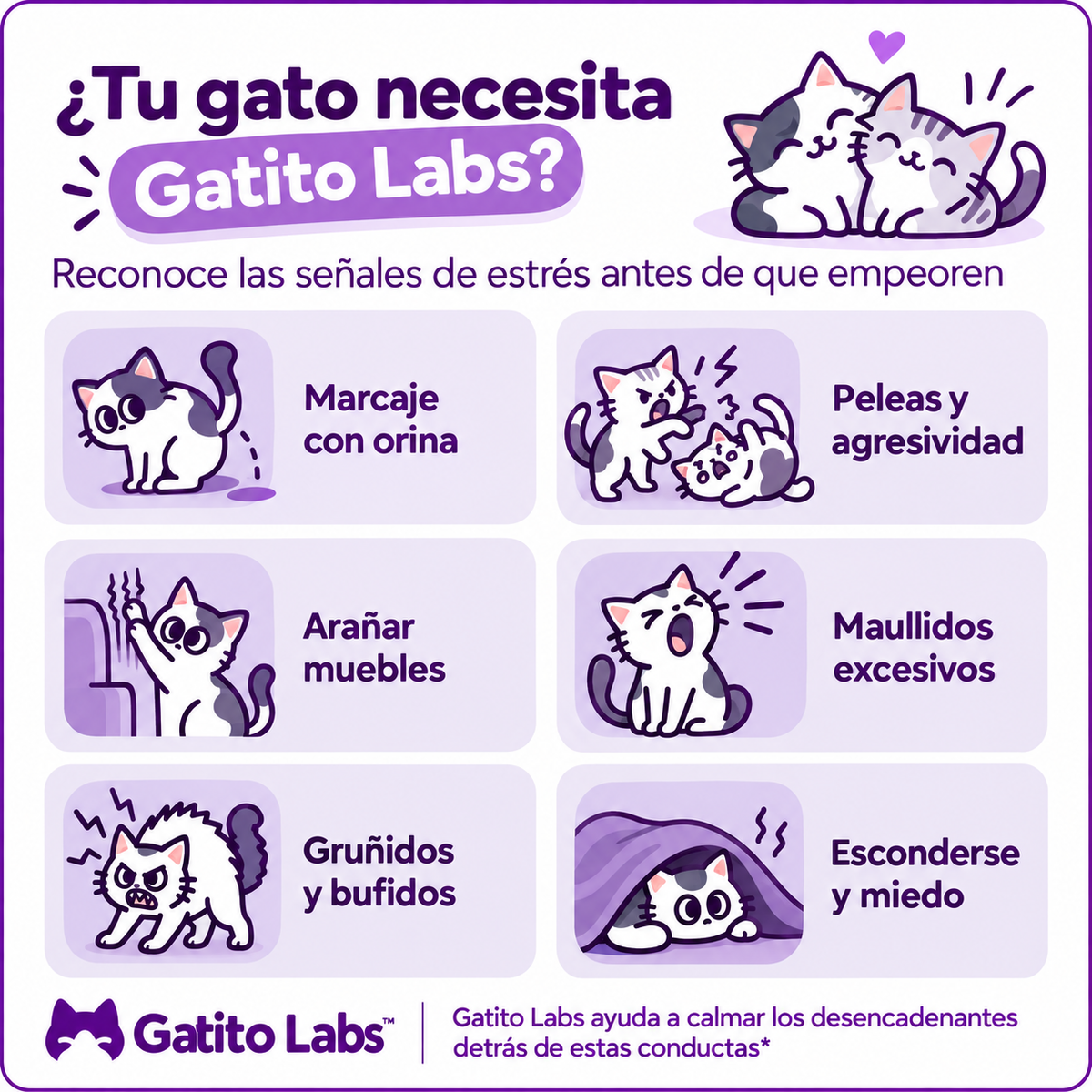 Gatito Labs™ Difusor de Feromonas Calmantes para Gatos
