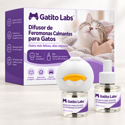 Gatito Labs™ Difusor de Feromonas Calmantes para Gatos