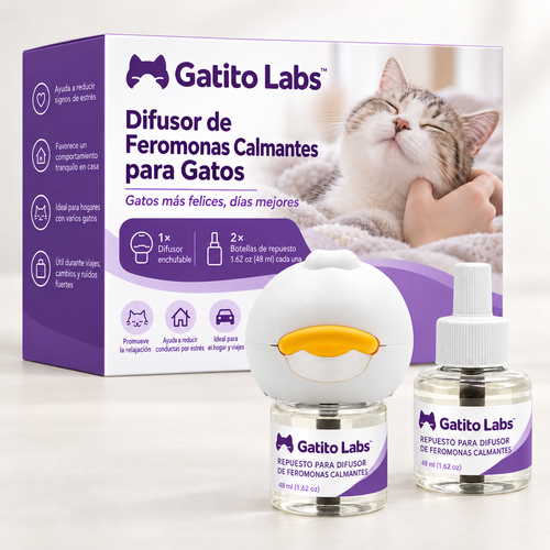Gatito Labs™ Difusor de Feromonas Calmantes para Gatos
